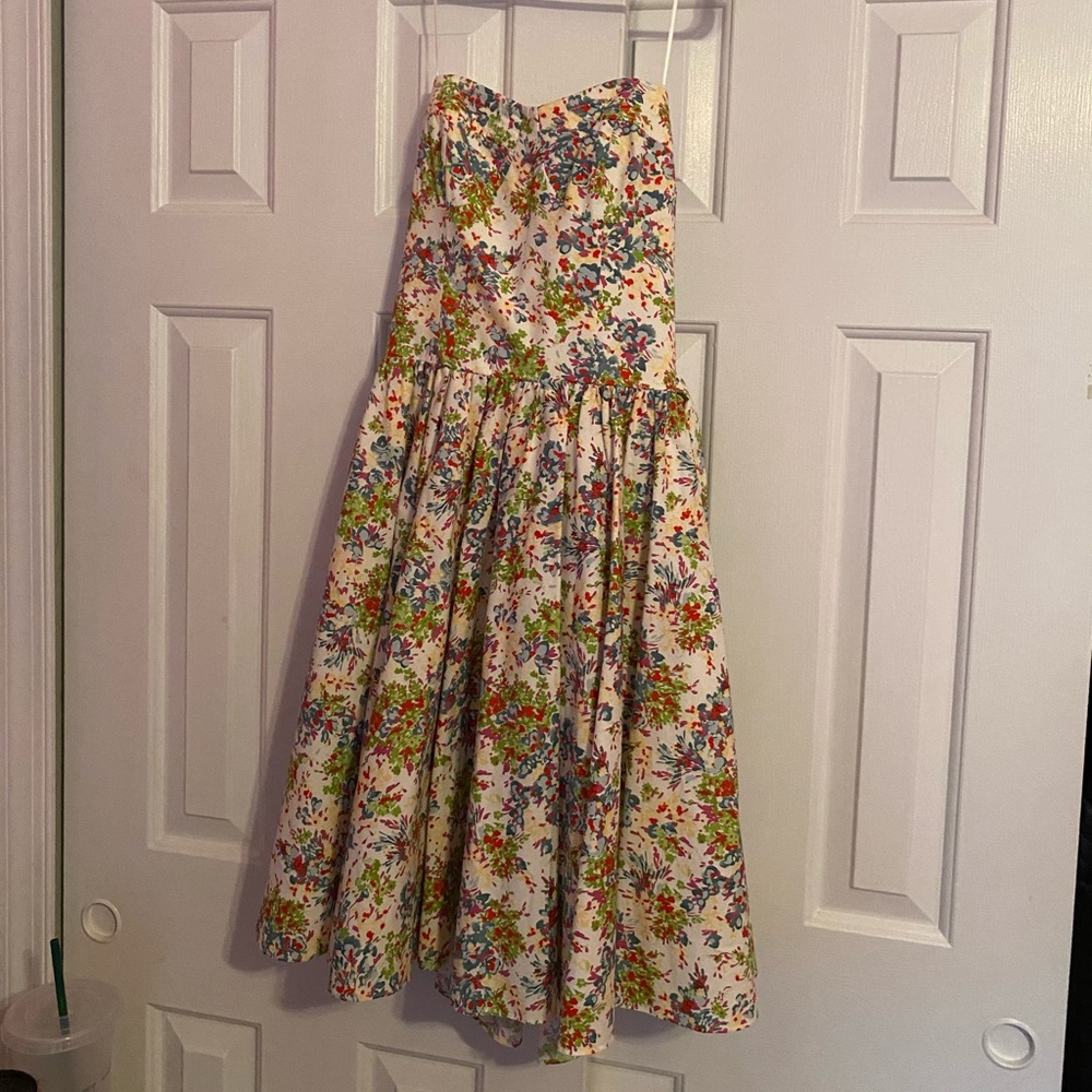 ABS Allen Schwartz Strapless Sundress